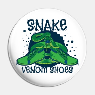 Snake Venom Shoes Pin