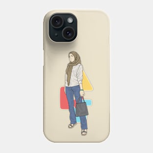 Hijab Girl Sweater Phone Case