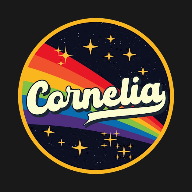 Cornelia // Rainbow In Space Vintage Style by LMW Art