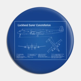 Lockheed L-1049 Super Constellation Blueprint - AD Pin