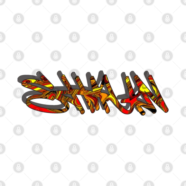 SHAUN Urban Graffiti Name Tag by Mash75Art