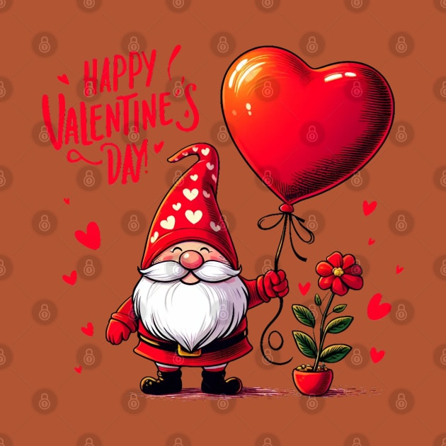 Valentine Gnomes Valentines Day 2024 by BukovskyART