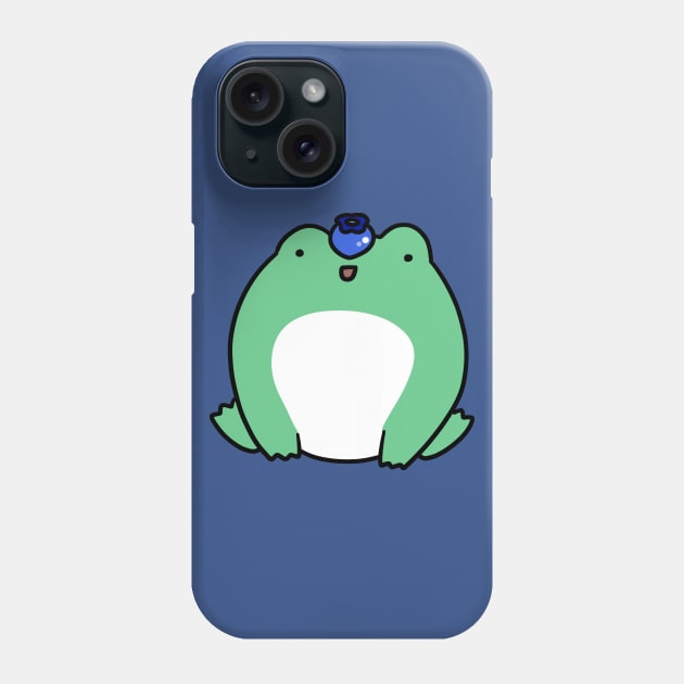 Blueberry Frog Phone Case by saradaboru