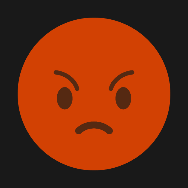 Emoji Red Mad Face by andytruong