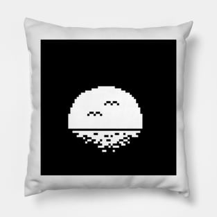 Sunset (Black and white) Pillow