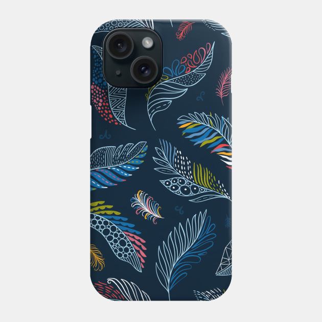 Feathers Phone Case by kostolom3000