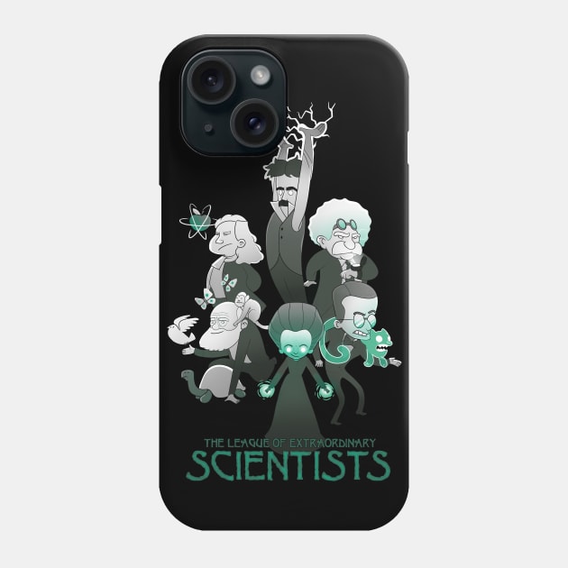 Extraordinary Scientists Phone Case by Queenmob