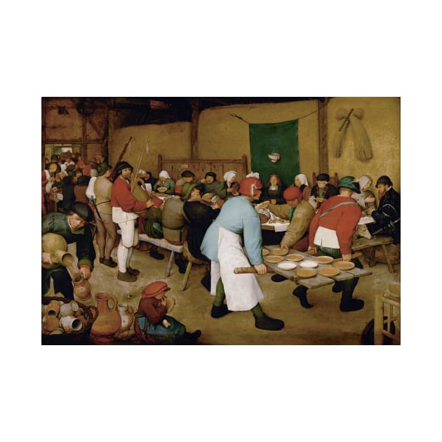 The Peasant Wedding - Pieter Bruegel the Elder by themasters