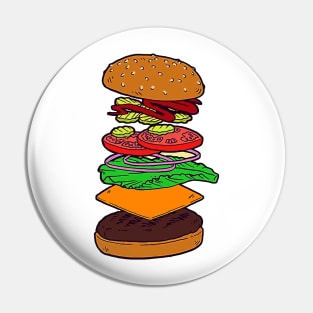 the burger Pin