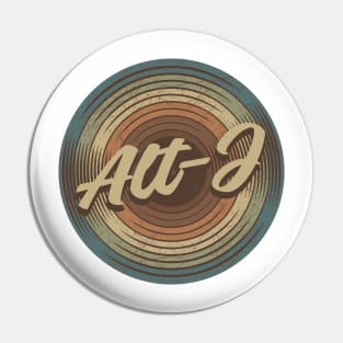 Alt-J Vintage Vinyl Pin