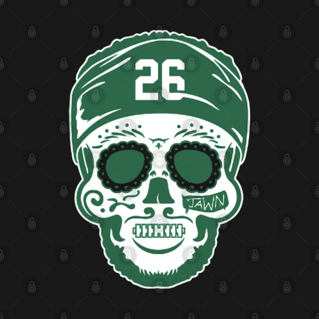 Saquon Barkley Philadelphia Sugar Skull by artbygonzalez