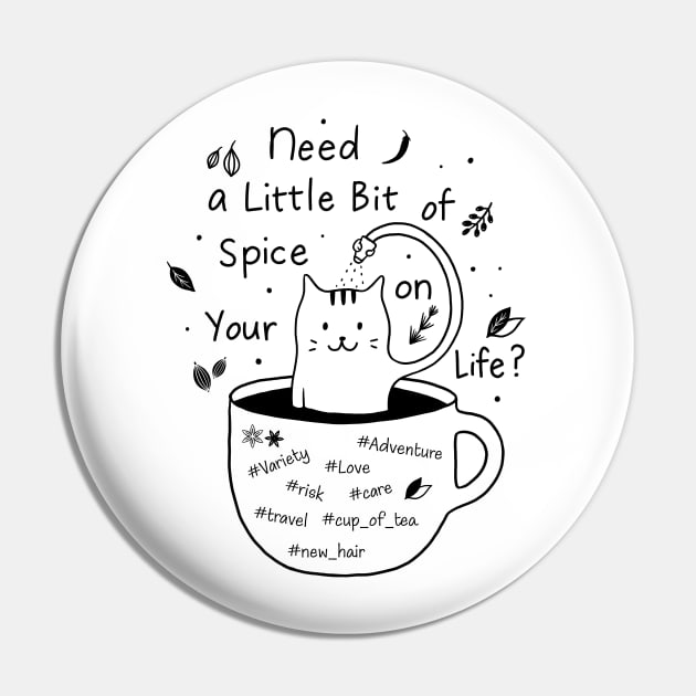 Spice of Life Pin by Episodic Drawing