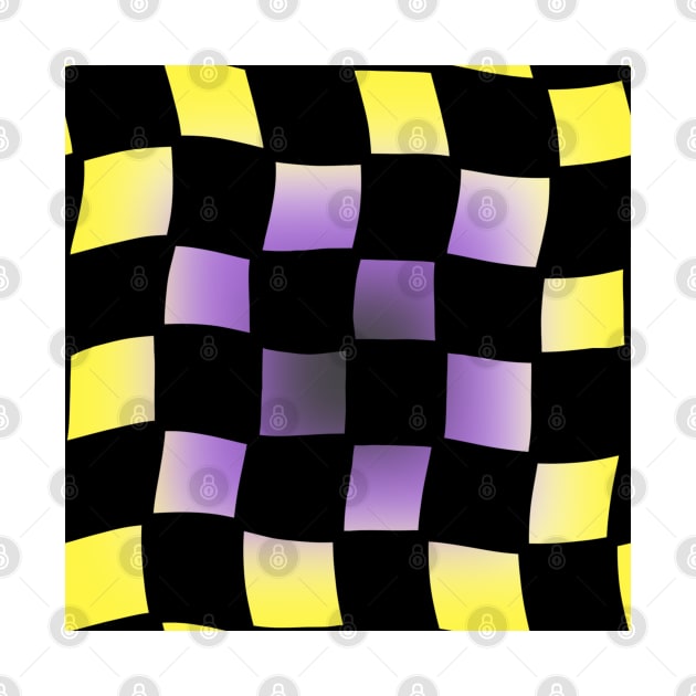 Checker Board - Nonbinary Pride by JuneNostalgia