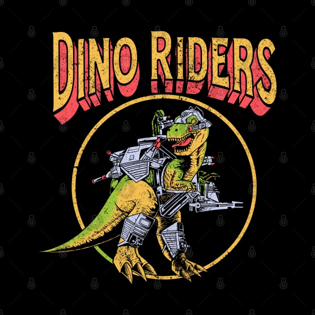 Dino-Riders The Adventure Begins 1988 by asterami