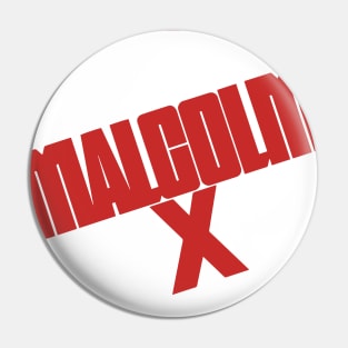 Malcolm X Pin