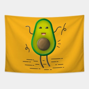 Dancing Avocado Tapestry