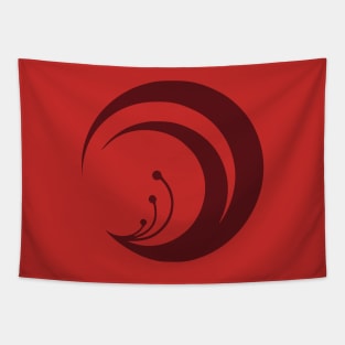 Lycoris Recoil Chisato Nishikigi Red Logo Tapestry