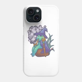 One cool wizard frog Phone Case