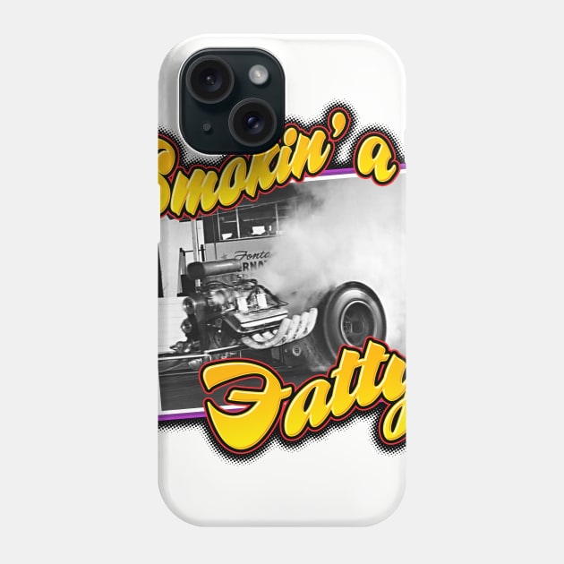 Smokin' a Fatty in color Phone Case by Artslave Custom Car Art