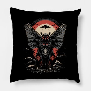 Mothman Art Pillow