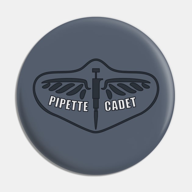 Pipette Cadet Pin by StopperSaysDsgn