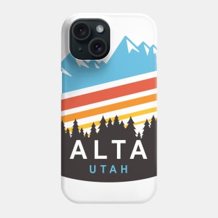 Alta Utah Ski and Snow Phone Case