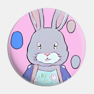 Spring Break Easter Bunny (MD23ETR022) Pin