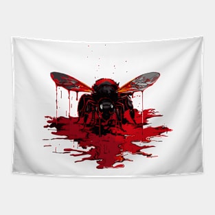 Bloody bee - bee death - Save the bees Tapestry