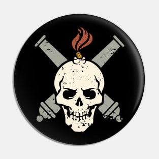 Pirate cannonball Pin