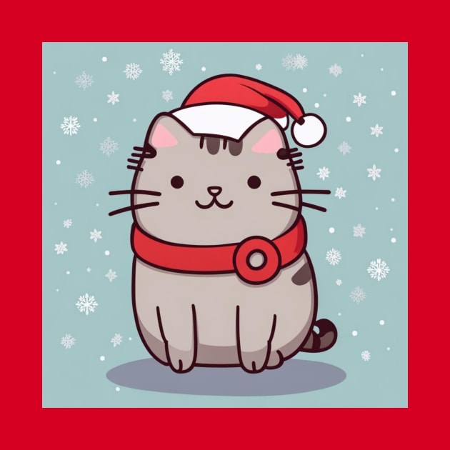 Cute Pu-sheen Santa Kitty by Love of animals