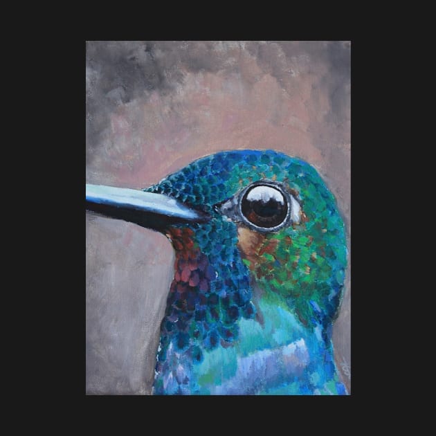 Hummingbird (?) Close Up by brainbag