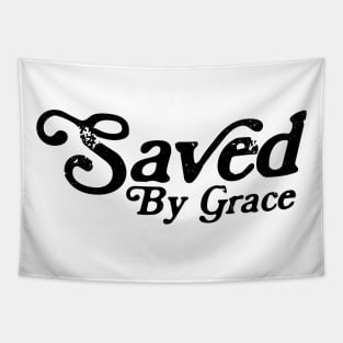 Saved by Grace Retro Tapestry