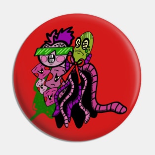 Monster Prom Photo Couple 2 Pin