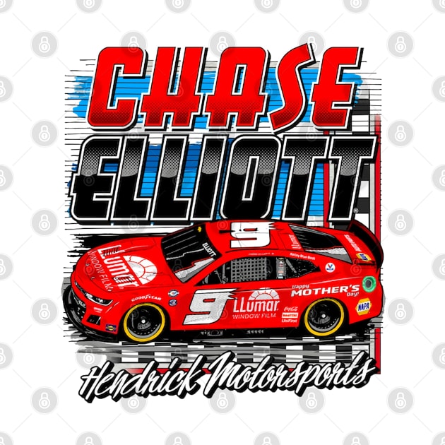 Chase Elliott Ash LLumar Finish Line by art.Hamdan