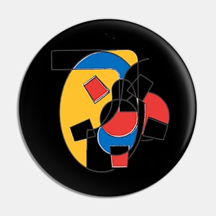 Abstract design with different shapes Pin