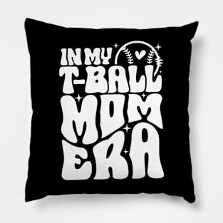 In My T-Ball Mom Era T-Ball Ball Mama Mother Leopard Pillow