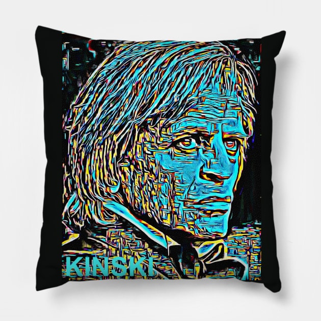 Kinski ! Pillow by DeVerviers