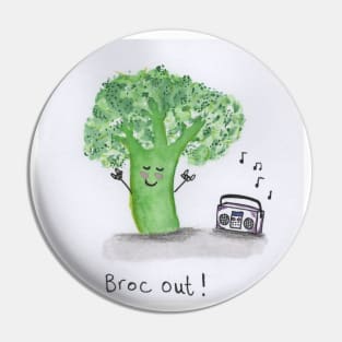 Broc out! Pin