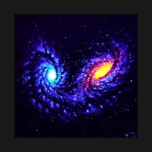 Galaxies colliding T-Shirt