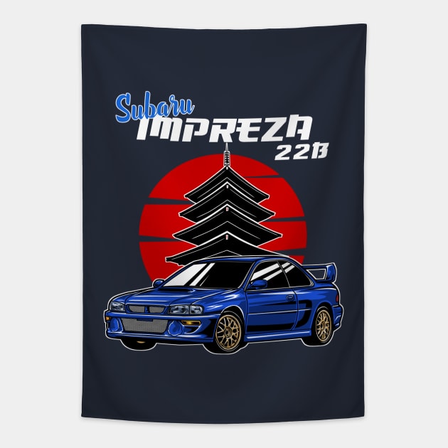 Subaru Impreza Tapestry by mirailecs