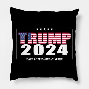 Trump 2024 Make America Great Again Pillow