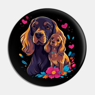 Cocker Spaniel  Mothers Day Pin