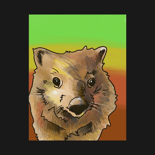 Wombat by shehitsback