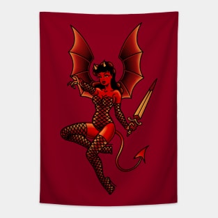 OldSalt American Traditional Dragoness Tapestry