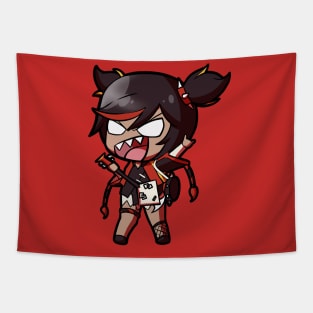 Chibi Xinyan - Genshin Impact Tapestry