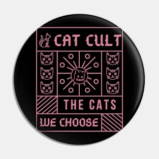 Cat Cult Pin