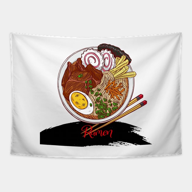 Delicious Ramen Tapestry by Blazedfalcon