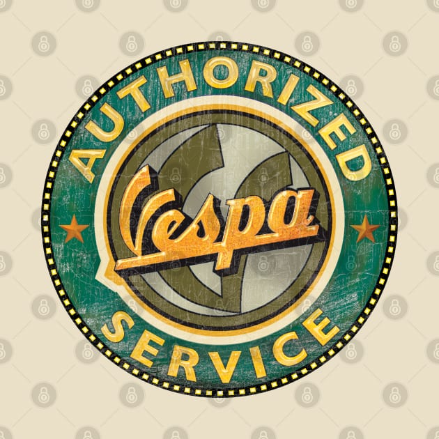 Authorized Service - Vespa by Midcenturydave