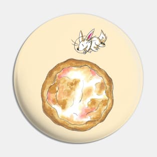 Lunar Cheese Pizza Pin