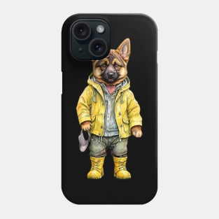 Cute Hard Working German Shepherd Phone Case